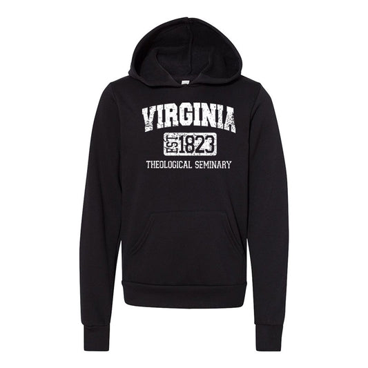 Virginia Theological Society Youth Unisex Sponge Fleece Pullover Hoodie - Black