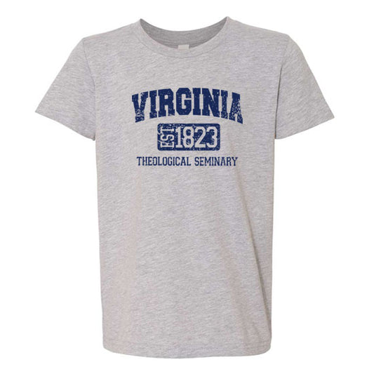 Virginia Theological Society Youth Jersey Short Sleeve T-Shirt - Grey